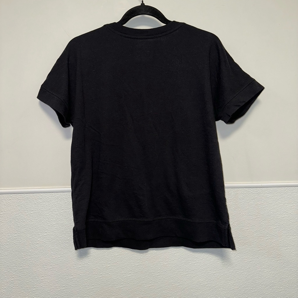 Women's Ambrielle Sleepwear Top Size M Black Short sleeve - Picture 7 of 7